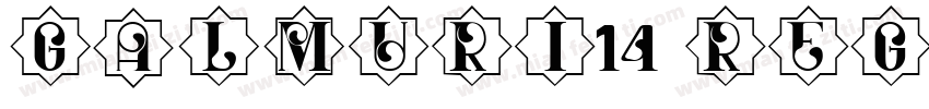 Galmuri14 Regular字体转换